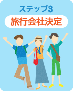 気に入ったプランを提案してくれた旅行会社と契約！