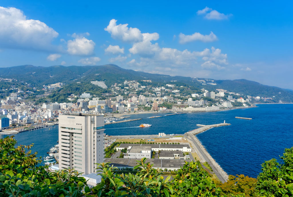 熱海城からの眺め