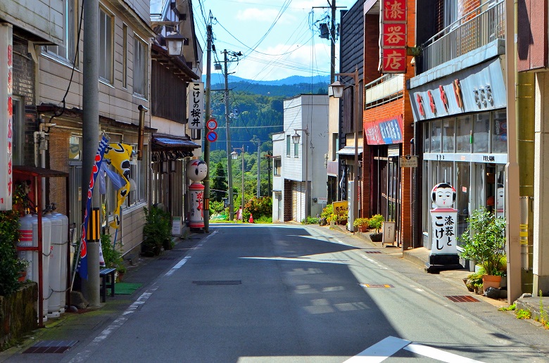 鳴子温泉街