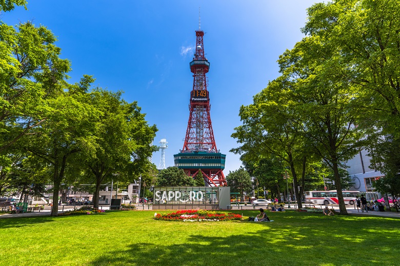 大通公園とテレビ塔