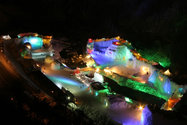 層雲峡氷瀑祭り