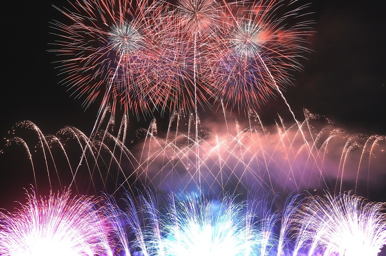 千曲川の花火大会