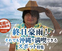 終日豪雨！それでも沖縄を満喫できるスポット特集