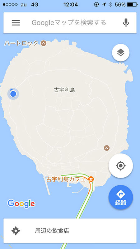 古宇利島の地図