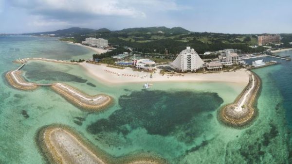 シェラトン沖縄サンマリーナリゾート空撮