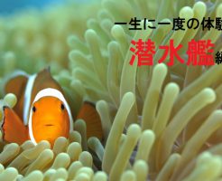 一生に一度の体験「潜水艦」編