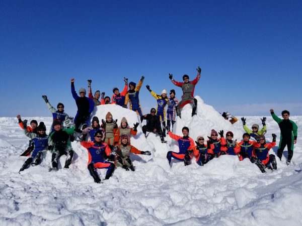 2月最盛期の流氷ウォーク