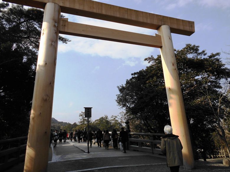 伊勢神宮・内宮の鳥居