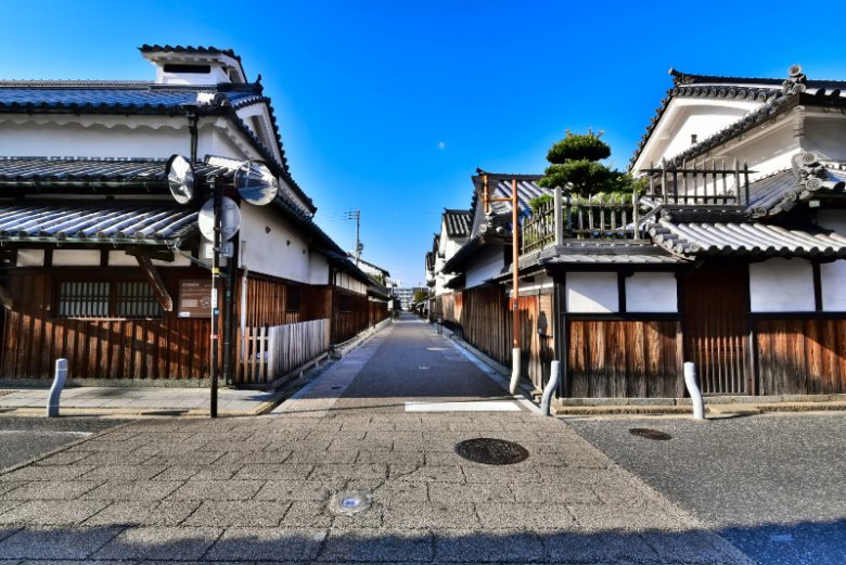 富田林寺内町の街並み