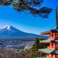 新倉山浅間公園からの眺め