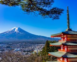 新倉山浅間公園からの眺め