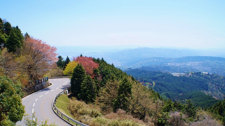 比叡山山頂からのパノラマ風景