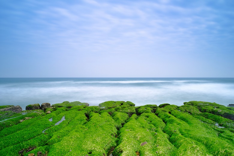 4月台湾の絶景・老梅石槽