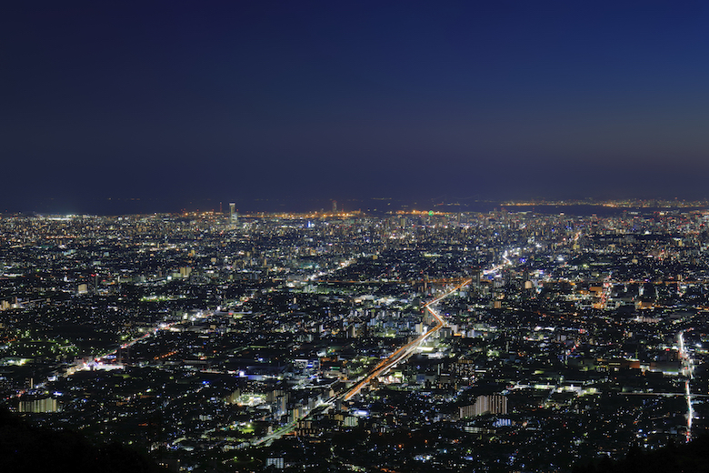 信貴生駒スカイライン 夜景