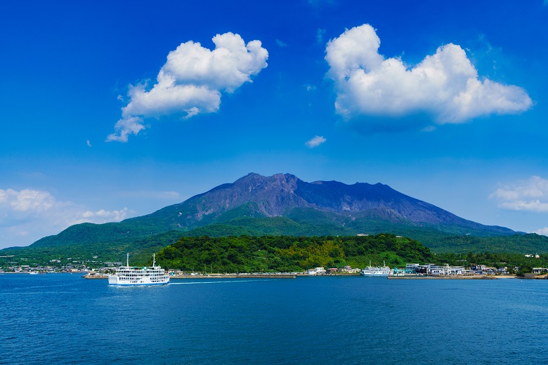 桜島の風景