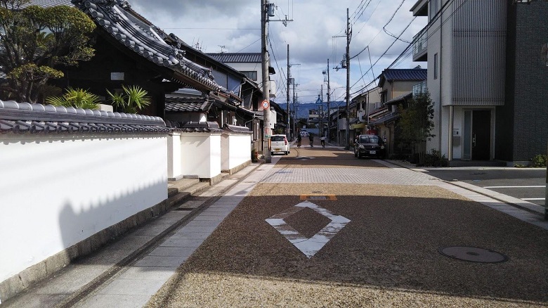 碁盤の目のような道路