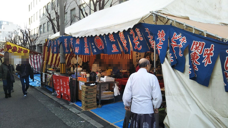 大人数でも楽しめる露店数