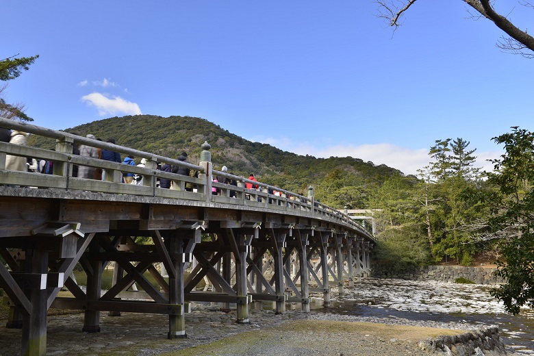 内宮の入り口といえば宇治橋（うじばし）