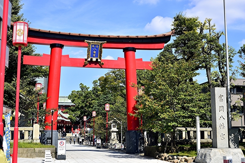 富岡八幡宮入口