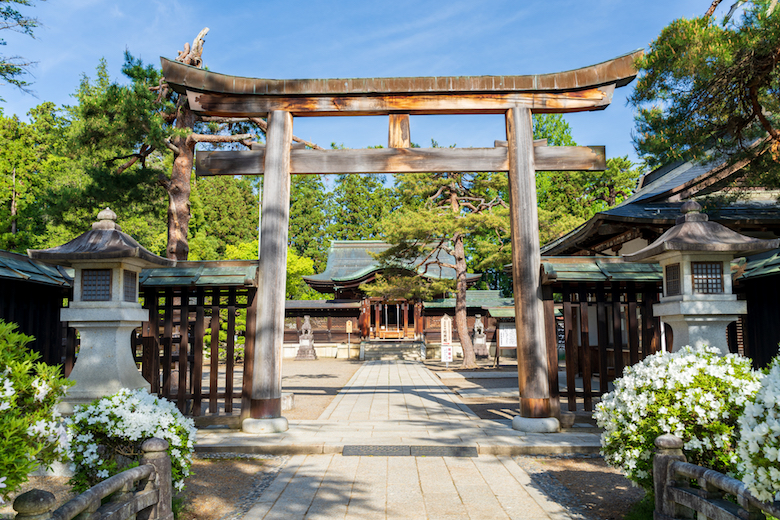 上杉謙信公を祀る「上杉神社」