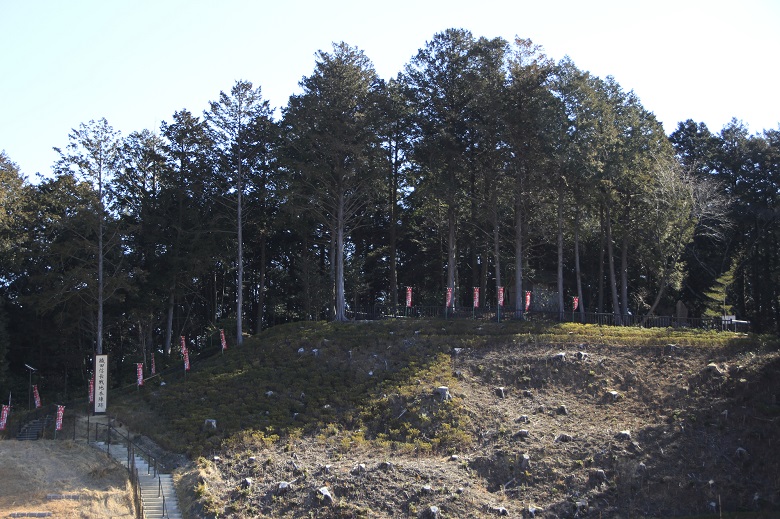 長篠の戦、織田軍本陣跡地