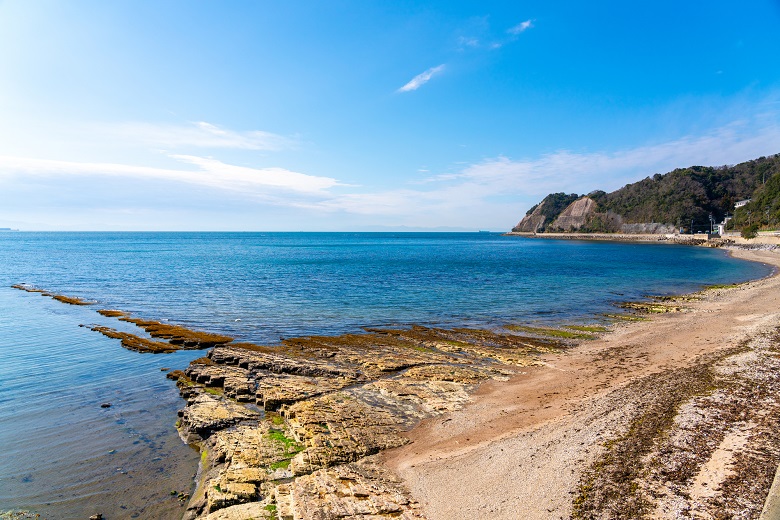 愛知県の海岸風景