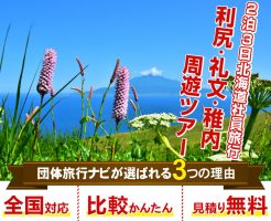 礼文島の高山植物と利尻島