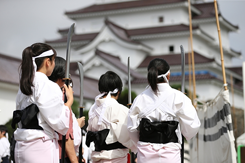 会津祭りの様子