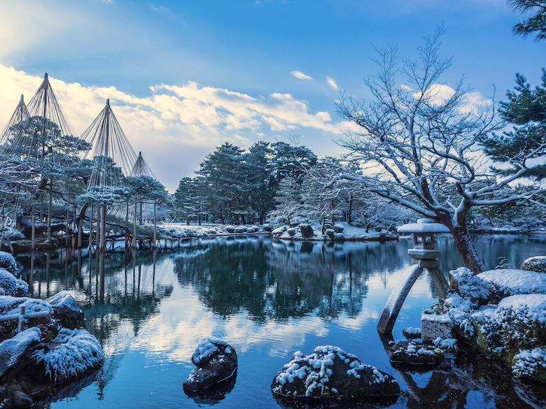 冬の兼六園