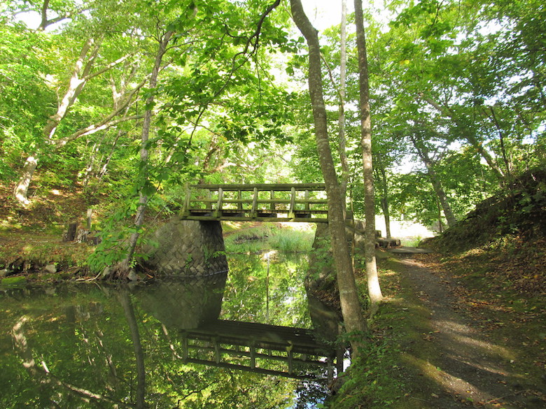 大沼公園の石楠花橋