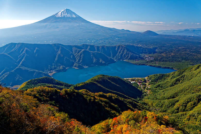 富士五湖の一つ「西湖」