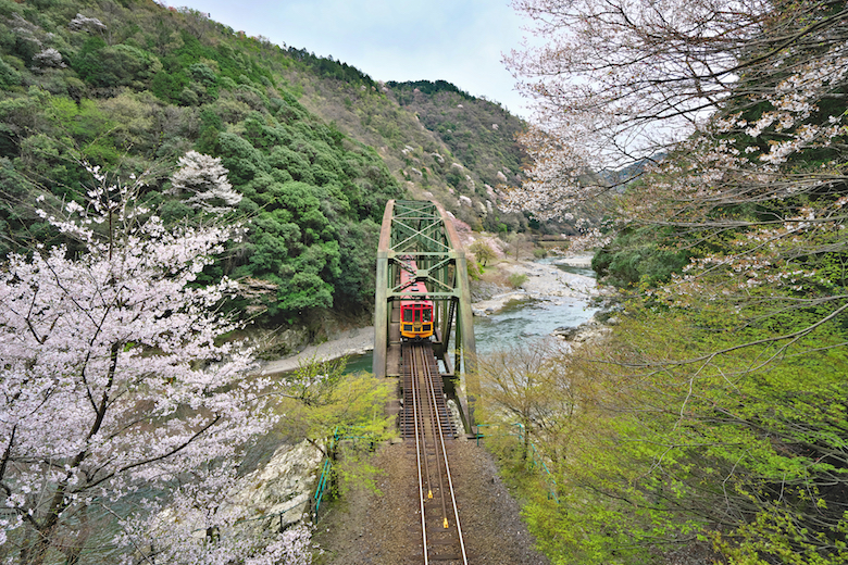 保津川トロッコ列車