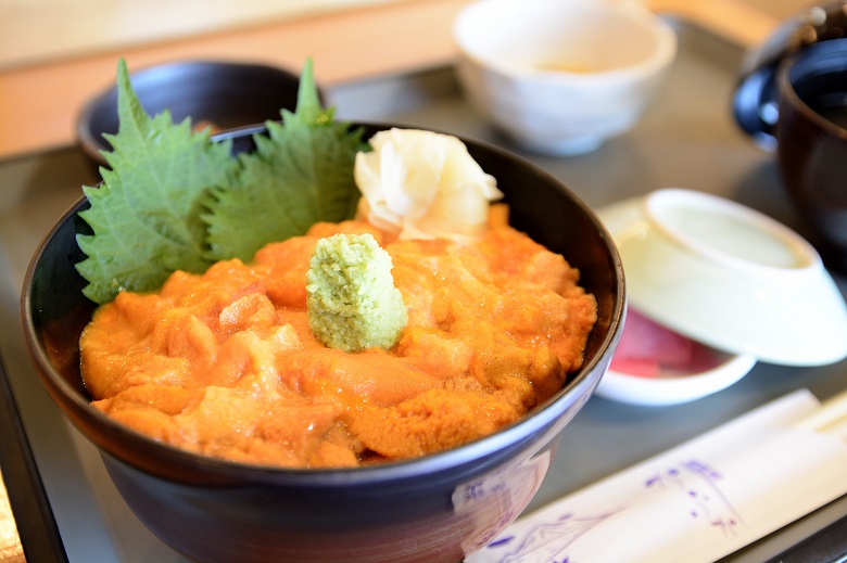 礼文島・うに丼