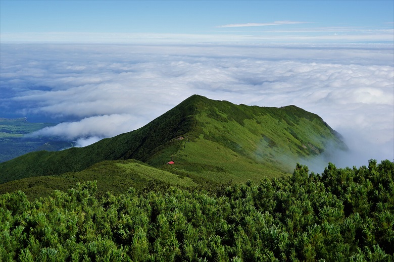 利尻山と雲海