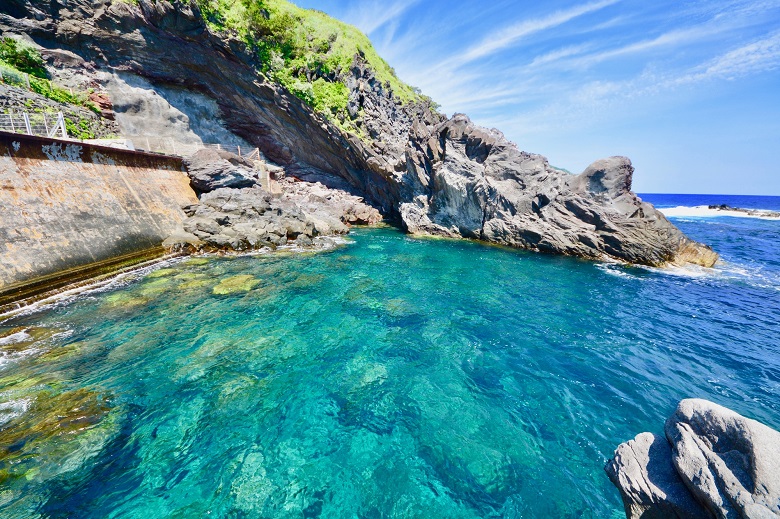 八丈島　垂戸湾