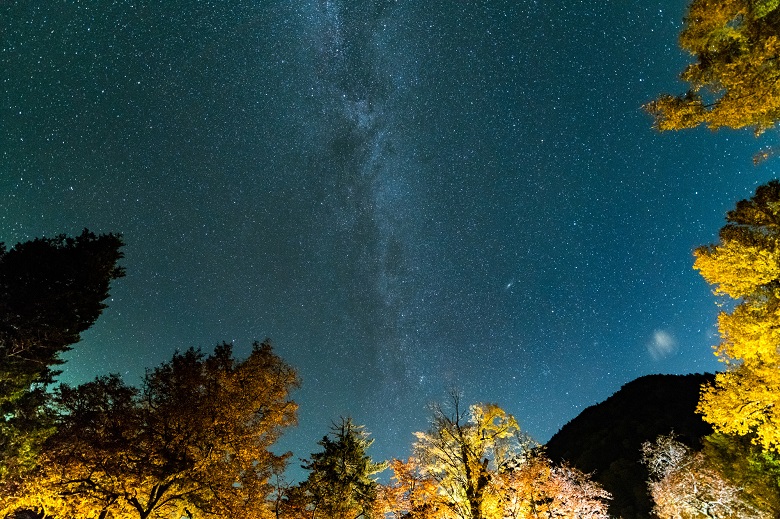 上高地の星空