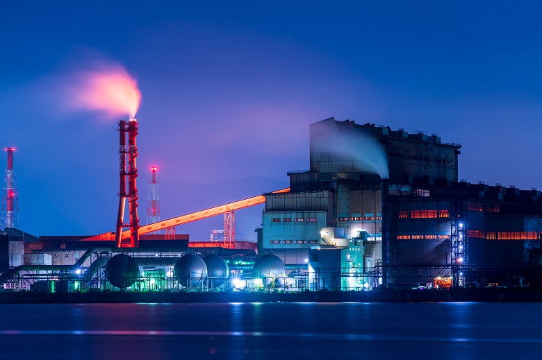 日本製鉄八幡製鐵所の夜景