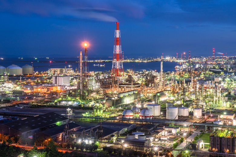 四日市市の工場夜景