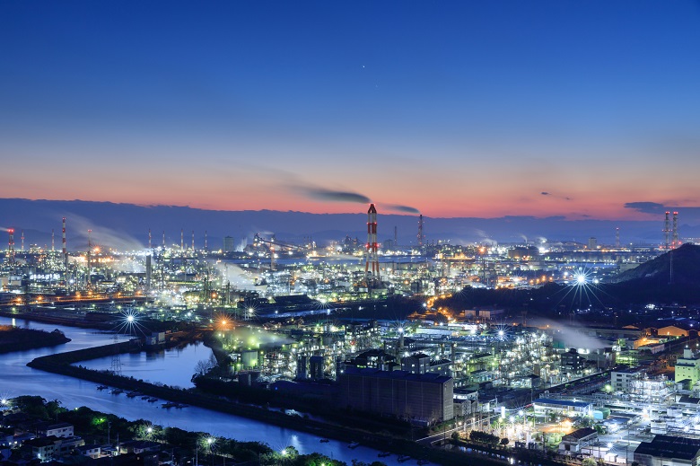 水島工場夜景