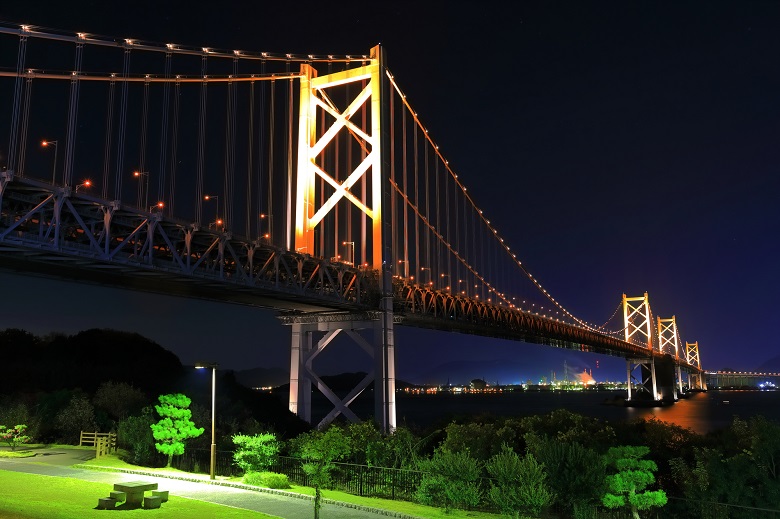 与島PAからの夜景