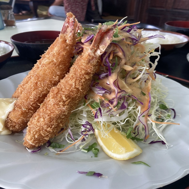 エビフライ定食