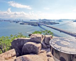 鷲羽山と瀬戸大橋