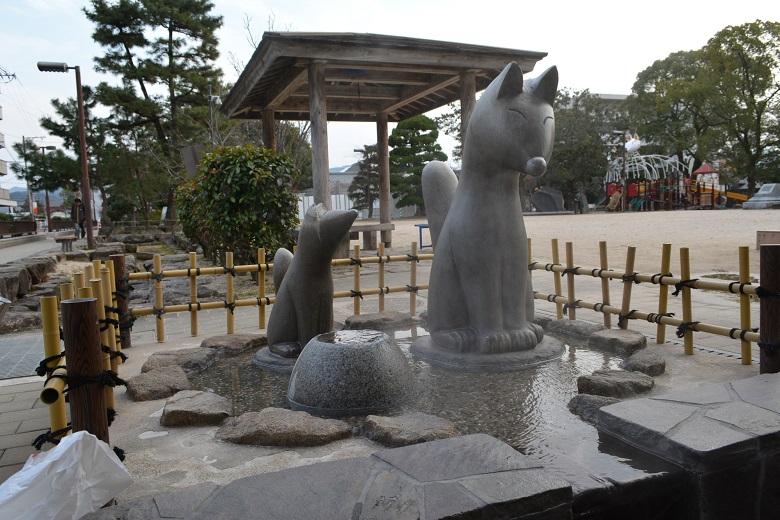 湯田温泉・足湯