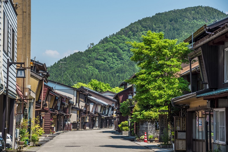 郡上八幡の町並み