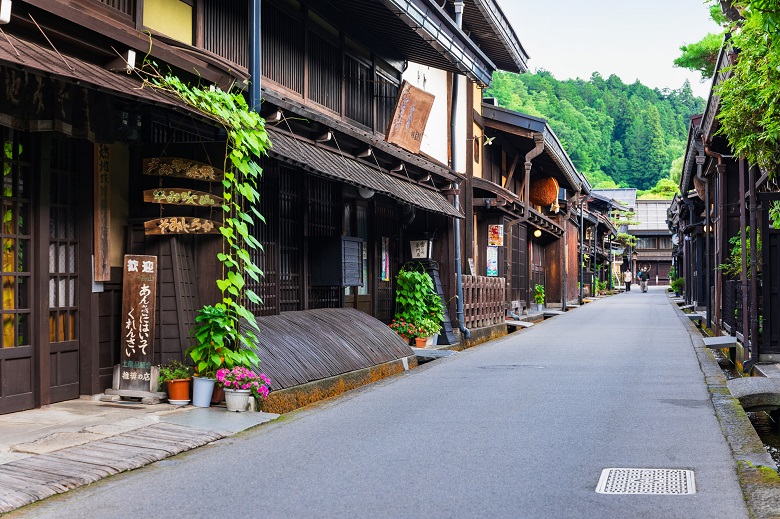 飛騨高山の古い町並み