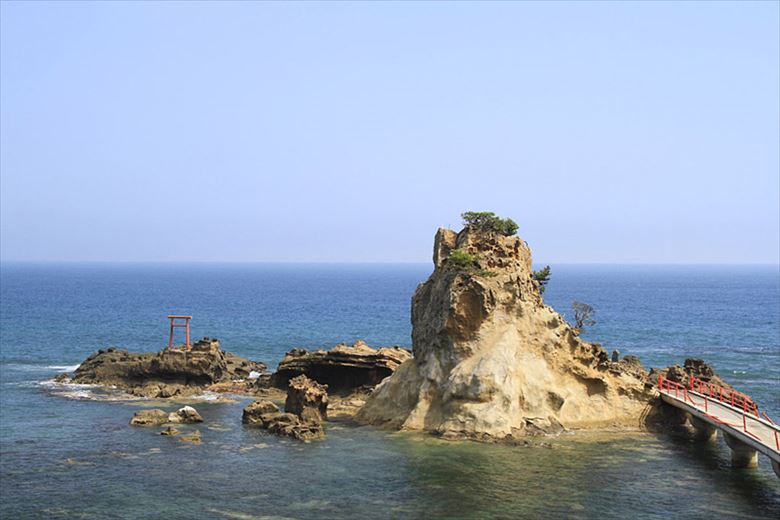 磐城・なみたて海岸。日の出の絶景スポット。はりゅう寺も近くにある