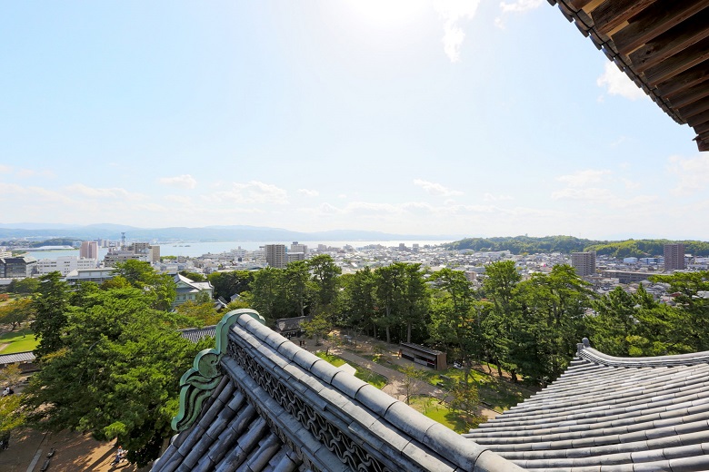 松江城からの眺め（画像提供：島根県観光連盟）