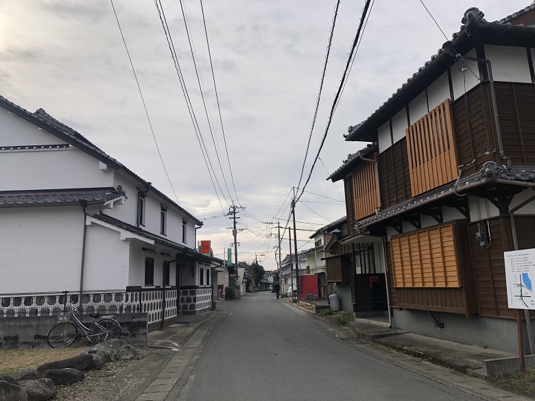 大浜町の街並み