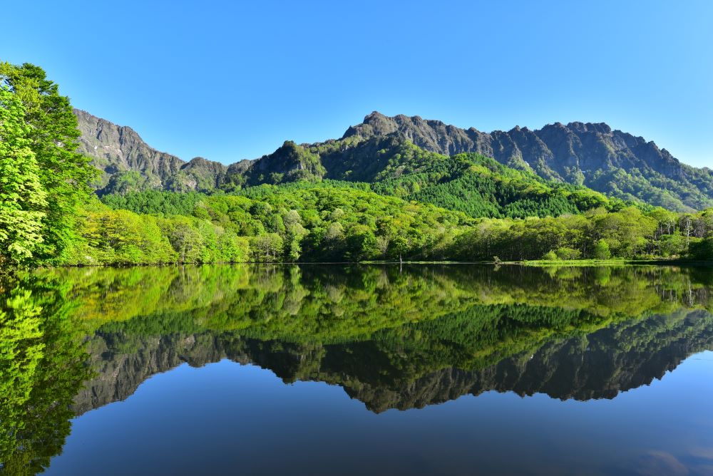 戸隠高原 鏡池