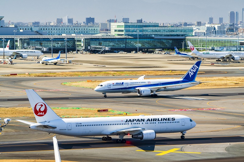 羽田空港から海外への直行便は便利